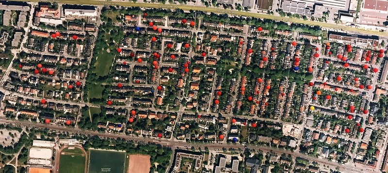 Luftbild Österreicher Viertel