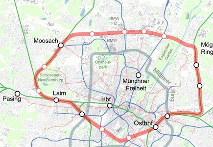 Vorschlag: Anbindung Pasing an Münchner Ringbahn